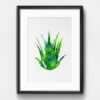 Dignovel Studios Unframed Succulent Plants Aloe Tropical Refreshing Green Garden Watercolor Art Print Wall Art Poster Home Decor Hanging DN658 - Image 6