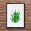 Dignovel Studios Unframed Succulent Plants Aloe Tropical Refreshing Green Garden Watercolor Art Print Wall Art Poster Home Decor Hanging DN658 - Image 7