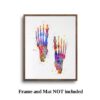 Dignovel Studios Unframed Foot Bone Watercolor Human Anatomy Skeletal Medical Art Orthopedic Surgery Art Nurse Art Skeleton Print Clinic Watercolor Art Print Wall Art Poster Home Decor Hanging DN679 - Image 5