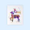 Dignovel Studios Unframed Agnus Dei Lamb Cross Flag Watercolor Symbol Inspirational Christian Bible Motivational Peace Love Watercolor Art Print Wall Art Poster Home Decor Hanging DN683 - Image 2