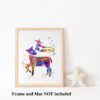 Dignovel Studios Unframed Agnus Dei Lamb Cross Flag Watercolor Symbol Inspirational Christian Bible Motivational Peace Love Watercolor Art Print Wall Art Poster Home Decor Hanging DN683 - Image 3
