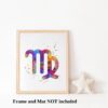 Dignovel Studios Unframed Zodiac Sign Symbol Virgo Astrological Signs Astrology Abstract Love Motivational Kind Smart Watercolor Art Print Wall Art Poster Home Decor Hanging DN690 - Image 3
