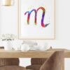Dignovel Studios Unframed Zodiac Sign Symbol Scorpio Astrological Signs Astrology Abstract Love Motivational Passionate Independent Watercolor Art Print Wall Art Poster Home Decor Hanging DN691 - Image 8
