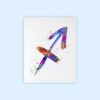 Dignovel Studios Unframed Zodiac Sign Symbol Sagittarius Astrological Signs Astrology Abstract Love Motivational Wisdom Belief Watercolor Art Print Wall Art Poster Home Decor Hanging DN692 - Image 2
