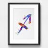 Dignovel Studios Unframed Zodiac Sign Symbol Sagittarius Astrological Signs Astrology Abstract Love Motivational Wisdom Belief Watercolor Art Print Wall Art Poster Home Decor Hanging DN692 - Image 6