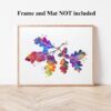 Dignovel Studios Unframed Oak Branch Leaves Fruits Life Love Motivational Inspirational Watercolor Art Print Wall Art Poster Home Decor Hanging DN696 - Image 4