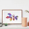 Dignovel Studios Unframed Oak Branch Leaves Fruits Life Love Motivational Inspirational Watercolor Art Print Wall Art Poster Home Decor Hanging DN696 - Image 8