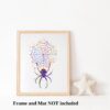 Dignovel Studios Unframed Spider Web Symbol Native American Nature Peace Love Watercolor Art Print Wall Art Poster Home Decor Hanging DN702 - Image 3