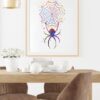 Dignovel Studios Unframed Spider Web Symbol Native American Nature Peace Love Watercolor Art Print Wall Art Poster Home Decor Hanging DN702 - Image 8