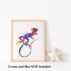 Dignovel Studios Unframed Basilisk Lizard Central South America Animals Reptile Nature Rain Forrest Watercolor Art Print Wall Art Poster Home Decor Hanging DN704 - Image 3