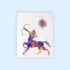Dignovel Studios Unframed Centaur Archer Sun Archery Bow Greek Mythology Horse Human Watercolor Art Print Wall Art Poster Home Decor Hanging DN705 - Image 2