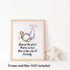 Dignovel Studios Unframed Stethoscope Inspirational Quotes Medical Art Science Doctor Clinic Hospital Watercolor Art Print Wall Art Poster Home Decor Hanging DN717 - Image 3