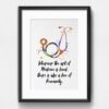Dignovel Studios Unframed Stethoscope Inspirational Quotes Medical Art Science Doctor Clinic Hospital Watercolor Art Print Wall Art Poster Home Decor Hanging DN717 - Image 6