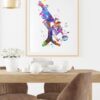 Dignovel Studios Unframed Optical Microscope Biology Tools Science Art Laboratory School Discovery Watercolor Art Print Wall Art Poster Home Decor Hanging DN718 - Image 8