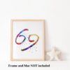 Dignovel Studios Unframed Zodiac Sign Symbol Cancer Crab Moon Astrological Signs Astrology Abstract Love Motivational Caring Kind Giving Sympathetic Watercolor Art Print Wall Art Poster Home Decor Hanging DN723 - Image 3