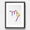 Dignovel Studios Unframed Zodiac Sign Symbol Virgo Maiden Astrological Signs Astrology Abstract Love Motivational Ambitious Relentless Perfectionist Confident Watercolor Art Print Wall Art Poster Home Decor Hanging DN724 - Image 6