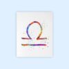 Dignovel Studios Unframed Zodiac Sign Symbol Libra Scales Astrological Signs Astrology Abstract Love Motivational Social Outgoing Kind Watercolor Art Print Wall Art Poster Home Decor Hanging DN725 - Image 2