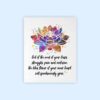 Dignovel Studios Unframed Lotus Yoga Inspirational Quote Watercolor Yoga Studio Relaxation Art Motivational Watercolor Art Print Wall Art Poster Home Decor Hanging DN727 - Image 2