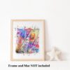 Dignovel Studios Unframed Epidermis Watercolor Science Art Skin Histology Dermatology Art Skin Cell Medical Art Dermatologist Medical Clinic Watercolor Art Print Wall Art Poster Home Decor Hanging DN728 - Image 3