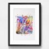 Dignovel Studios Unframed Epidermis Watercolor Science Art Skin Histology Dermatology Art Skin Cell Medical Art Dermatologist Medical Clinic Watercolor Art Print Wall Art Poster Home Decor Hanging DN728 - Image 6