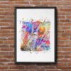 Dignovel Studios Unframed Epidermis Watercolor Science Art Skin Histology Dermatology Art Skin Cell Medical Art Dermatologist Medical Clinic Watercolor Art Print Wall Art Poster Home Decor Hanging DN728 - Image 7