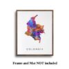 Dignovel Studios Unframed Colombia Map Watercolor Map Motherland Country Latin America Watercolor Art Print Wall Art Poster Home Decor Hanging DN744 - Image 5