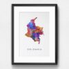 Dignovel Studios Unframed Colombia Map Watercolor Map Motherland Country Latin America Watercolor Art Print Wall Art Poster Home Decor Hanging DN744 - Image 6