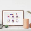 Dignovel Studios Unframed Endodontics Therapy Treatment Tooth Watercolor Root Canal Treatment Dental Clinic  Dentist Dentistry Office Medical Watercolor Art Print Wall Art Poster Home Decor Hanging DN750 - Image 8