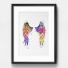 Dignovel Studios Unframed Wings Angel Watercolor Feathers Boho Art Mystic Home Watercolor Art Print Wall Art Poster Home Decor Hanging DN760 - Image 6