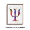 Dignovel Studios Unframed Psychology Symbol Watercolor Psychiatry Art Psychotherapist Psychologist Medical Art Clinic Psychotherapy Watercolor Art Print Wall Art Poster Home Decor Hanging DN762 - Image 5