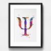 Dignovel Studios Unframed Psychology Symbol Watercolor Psychiatry Art Psychotherapist Psychologist Medical Art Clinic Psychotherapy Watercolor Art Print Wall Art Poster Home Decor Hanging DN762 - Image 6