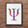 Dignovel Studios Unframed Psychology Symbol Watercolor Psychiatry Art Psychotherapist Psychologist Medical Art Clinic Psychotherapy Watercolor Art Print Wall Art Poster Home Decor Hanging DN762 - Image 7