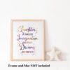 Dignovel Studios Unframed Laughter is Timeless Imagination Has No Age Dreaming is Forever Inspirational Quotes Watercolor Art Print Wall Art Poster Home Decor Hanging dnc28 - Image 3