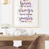 Dignovel Studios Unframed You are braver than you believe Inspirational Quotes Watercolor Art Print Wall Art Poster Home Decor Hanging dnc29 - Image 8