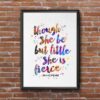 Dignovel Studios Unframed Though she be but little, she is fierce William Shakespeare quotes Watercolor Art Print Wall Art Poster Home Decor Hanging dnc31 - Image 7