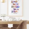 Dignovel Studios Unframed Though she be but little, she is fierce William Shakespeare quotes Watercolor Art Print Wall Art Poster Home Decor Hanging dnc31 - Image 8