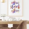 Dignovel Studios Unframed Office Sign Print Quotes Office Sweet office Inspirational Watercolor Art Print Wall Art Poster Home Decor Hanging dnc37 - Image 8