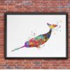 Dignovel Studios Unframed Narwhal Sea Life Ocean Whale Coast Watercolor Art Print Wall Art Poster Home Decor Hanging DN023 - Image 7