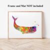 Dignovel Studios Unframed Sperm Whale Sea Life Ocean Animal Fish Coast Watercolor Art Print Wall Art Poster Home Decor Hanging DN024 - Image 4