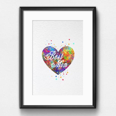 Dignovel Studios Unframed Mothers Day Best Mom Quotes Praise Heart Watercolor Art Print Wall Art Poster Home Decor Hanging DN050 - Image 6
