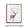 Dignovel Studios Unframed Deer Tree Horn Wildlife Animal Watercolor Art Print Wall Art Poster Home Decor Hanging DN055 - Image 5