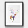 Dignovel Studios Unframed Deer Tree Horn Wildlife Animal Watercolor Art Print Wall Art Poster Home Decor Hanging DN055 - Image 6