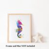 Dignovel Studios Unframed Seahorse Sea Life Ocean Animal Nature Aquarium Exploration Watercolor Art Print Wall Art Poster Home Decor Hanging DN083 - Image 3