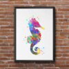 Dignovel Studios Unframed Seahorse Sea Life Ocean Animal Nature Aquarium Exploration Watercolor Art Print Wall Art Poster Home Decor Hanging DN083 - Image 7