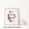 Dignovel Studios Unframed Buddha Head Yoga Meditation Ancient Wisdom Relaxation Peace Love Happiness Watercolor Art Print Wall Art Poster Home Decor Hanging DN103 - Image 3