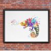 Dignovel Studios Unframed Chameleon Wildlife Animal Old World Lizard Watercolor Art Print Wall Art Poster Home Decor Hanging DN108 - Image 7