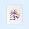 Dignovel Studios Unframed Sugar Skull Day of the Dead Watercolor illustrations Print Poster Giclee Decor Home Decor N111 Watercolor Art Print Wall Art Poster Home Decor Hanging DN111 - Image 2