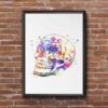 Dignovel Studios Unframed Sugar Skull Day of the Dead Watercolor illustrations Print Poster Giclee Decor Home Decor N111 Watercolor Art Print Wall Art Poster Home Decor Hanging DN111 - Image 7