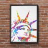 Dignovel Studios Unframed Statue of Liberty Watercolor illustration Print Home decor Poster Giclee N116 Watercolor Art Print Wall Art Poster Home Decor Hanging DN116 - Image 7