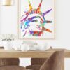 Dignovel Studios Unframed Statue of Liberty Watercolor illustration Print Home decor Poster Giclee N116 Watercolor Art Print Wall Art Poster Home Decor Hanging DN116 - Image 8